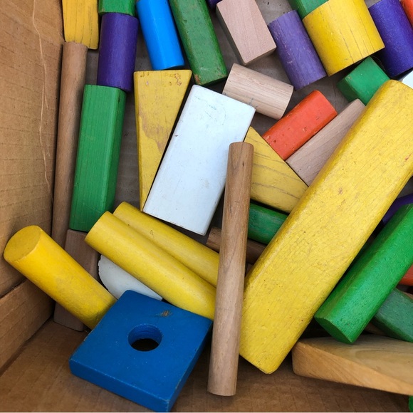 70’s Playskool wooden blocks - Picture 7 of 8